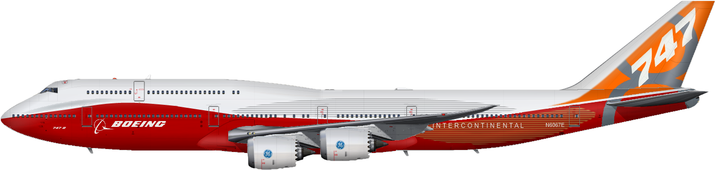 Plane Png Image - Boeing 747 8 Png Clipart - Large Size Png Image - PikPng