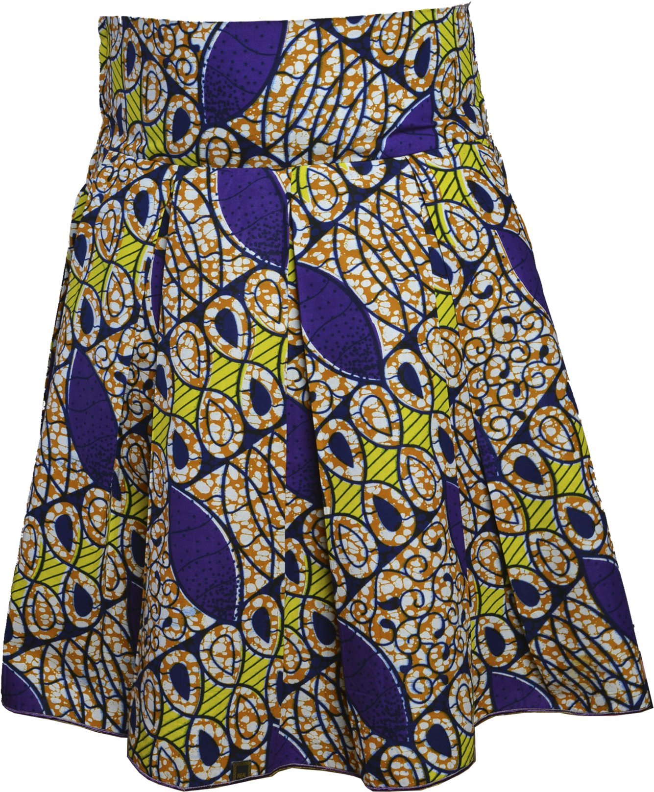 Box Pleated Skirt Kipfashion African Print Skirt African Pattern Clipart Large Size Png Image Pikpng