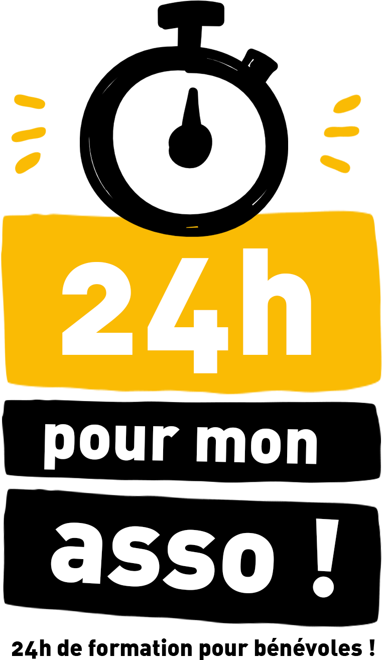 24 H Pour Mon Asso T - Poster Clipart - Large Size Png Image - PikPng