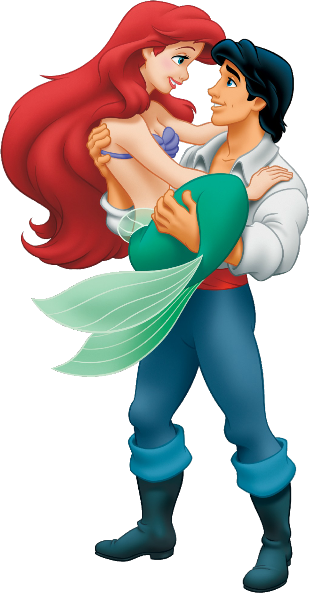 Download Little Mermaid And Prince Eric Clipart Png Download - PikPng