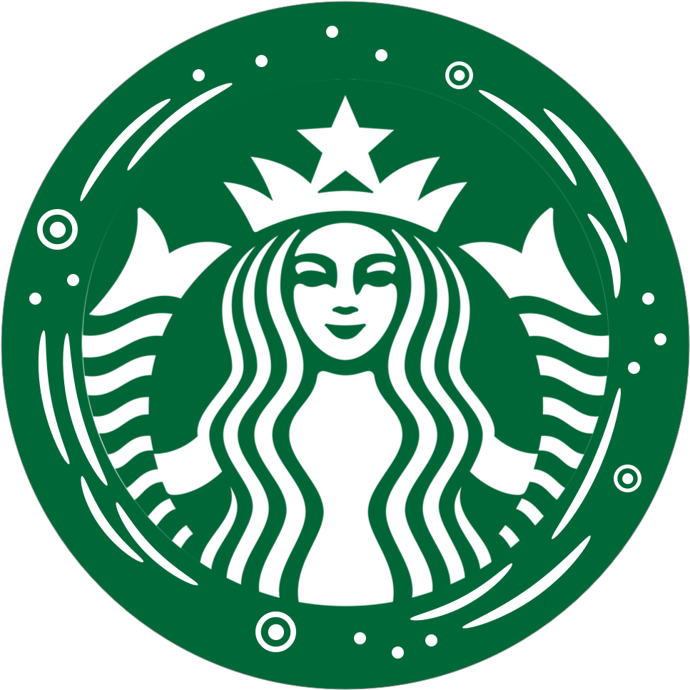 The Codes Would Allow Mugs To Hold A Variety Of Information - Starbucks New Logo 2011 Clipart (1050x1050), Png Download