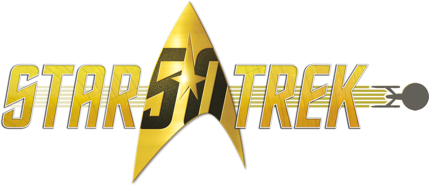 Star Trek 50th Logo Clipart - Large Size Png Image - PikPng