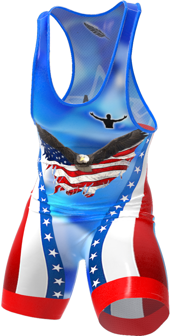 The Lightest Singlet In The World - Wrestling Singlet Clipart (669x1280), Png Download