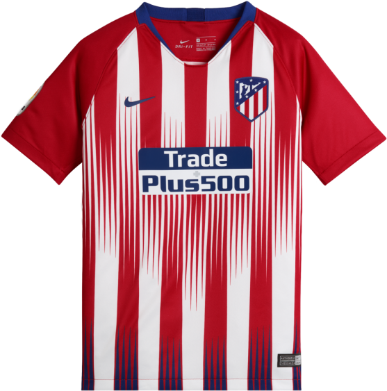 Official Atletico Madrid 2018-19 Jersey - Atletico Madrid Home Kit 18 ...