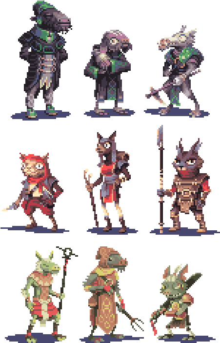 Download Here Is The Full Set Of Goblins I Made For Goblin Week - Pixel ...