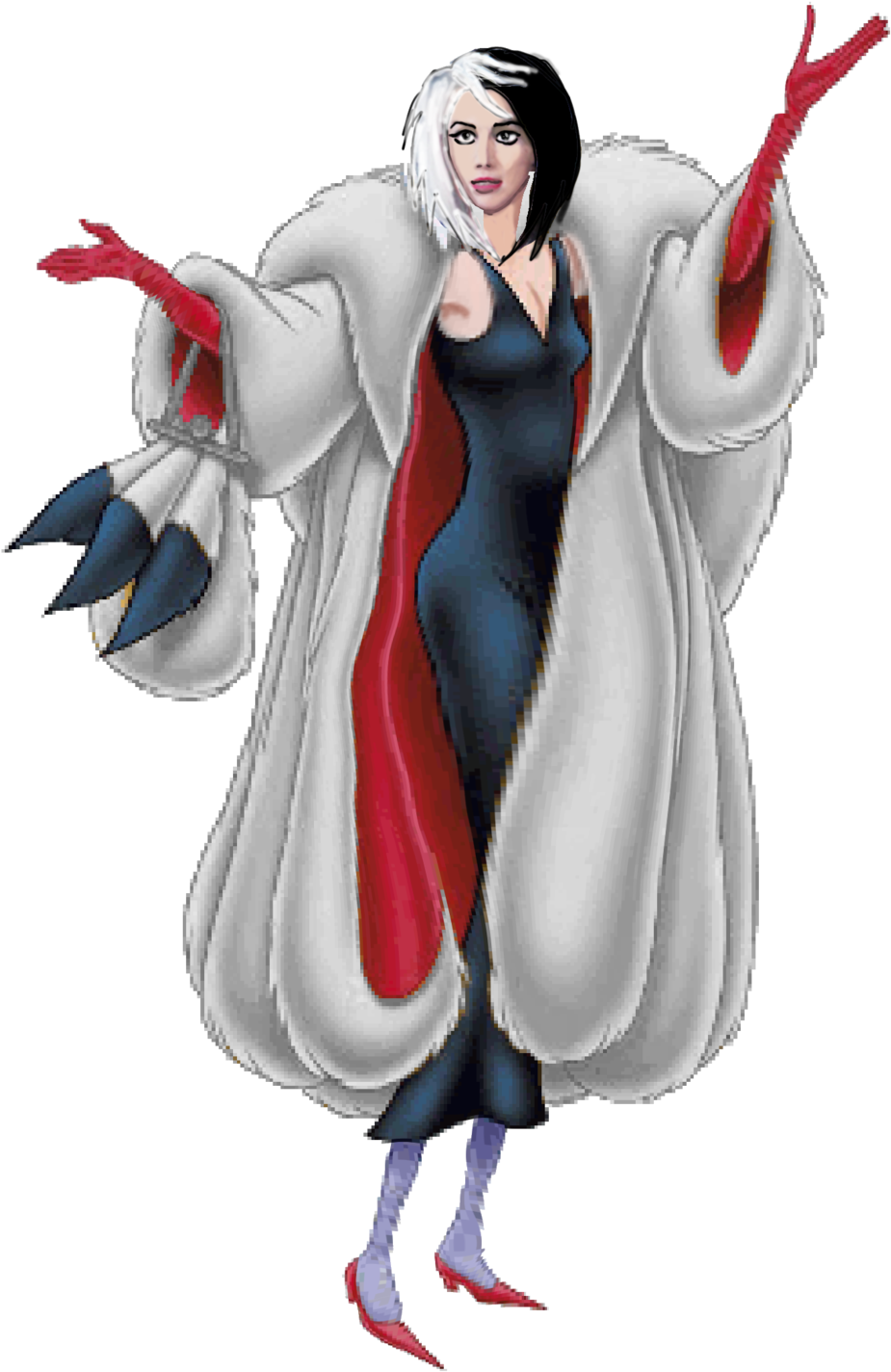 Download Cruella De Vil Png File Cartoon Clipart Large Size Png Image Pikpng 0680