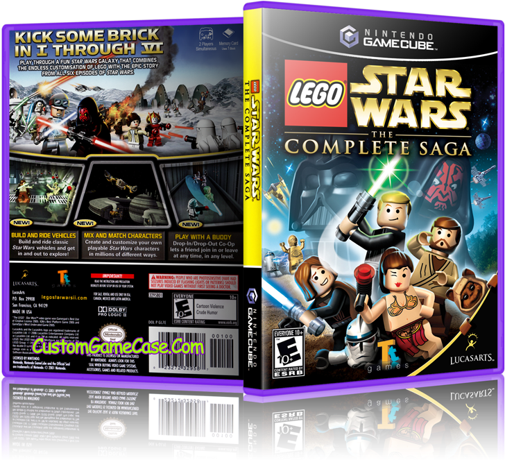 Lego Star Wars The Complete Saga Front Cover - Nintendo Wii Lego Star ...