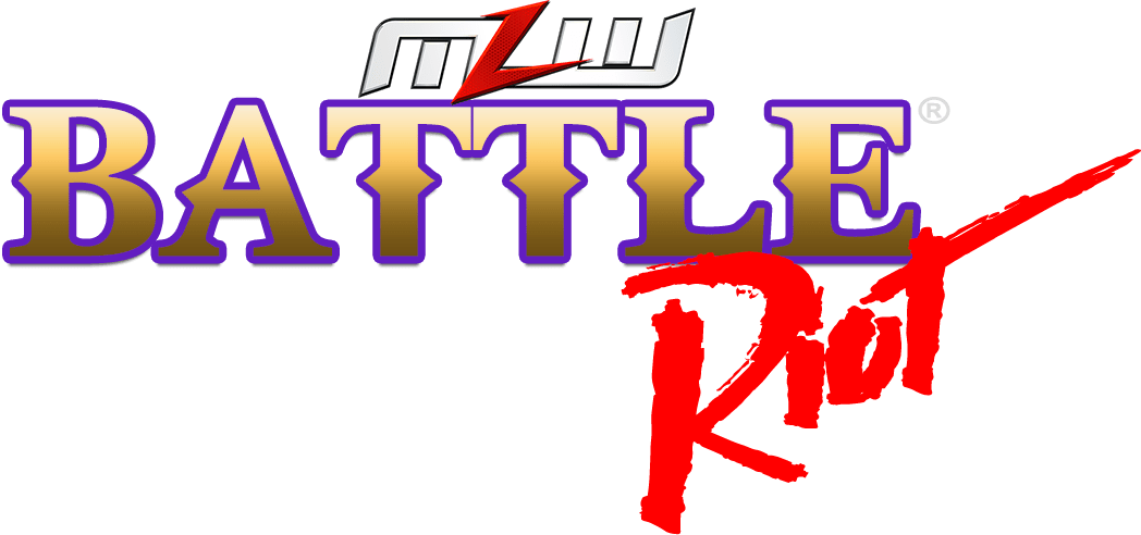 Mlw Battle Riot Logo Clipart (1048x492), Png Download