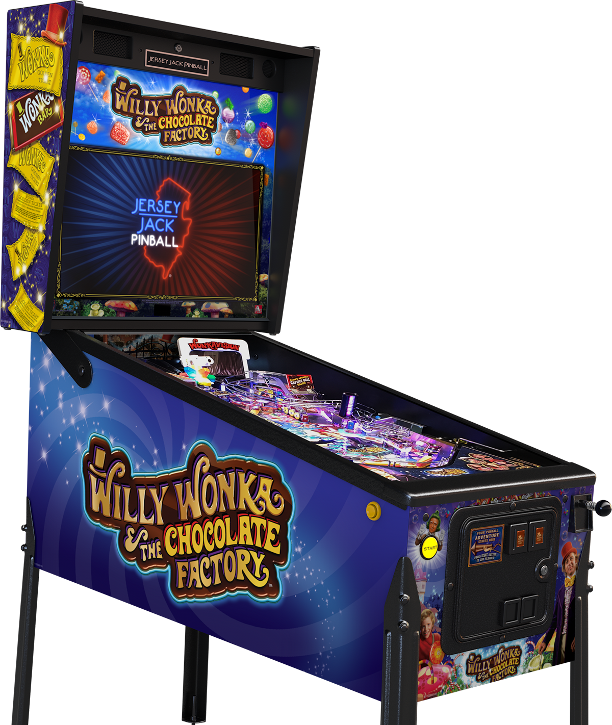 Willy Wonka Pinball Machine Clipart Large Size Png Image Pikpng