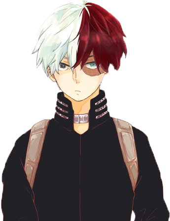 Shouto Todoroki - Anime Clipart - Large Size Png Image - PikPng