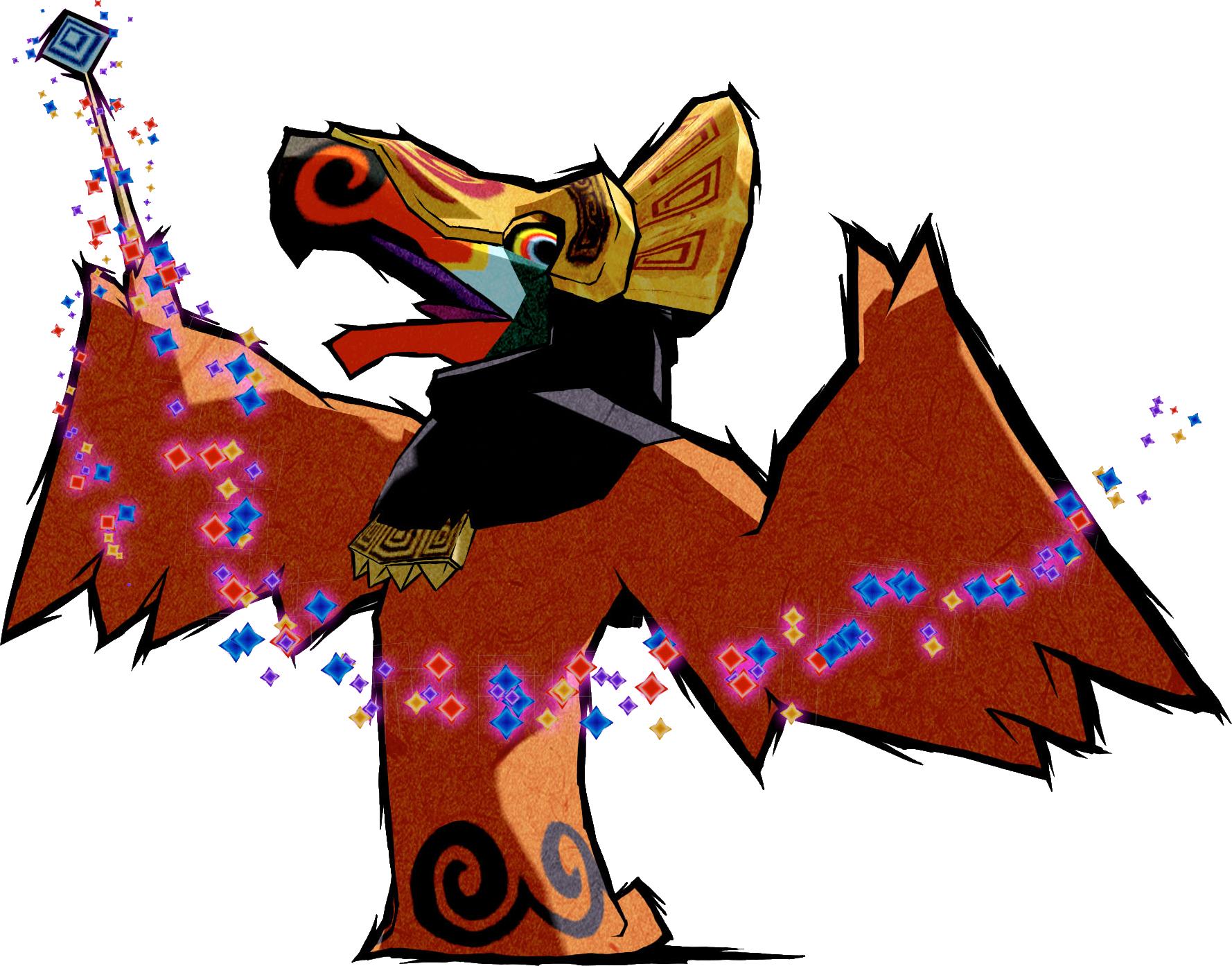 Just Unlocked Volga's Great Sea Costume - Wind Waker Wizzrobe Clipart (1778x1394), Png Download