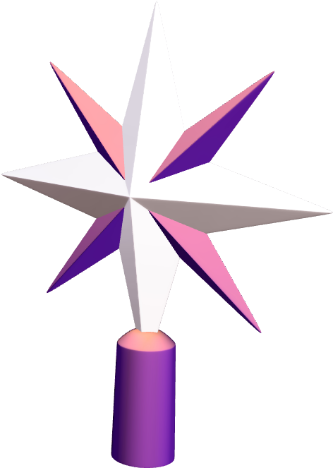 Star Of David - Cylinder Clipart (1024x768), Png Download