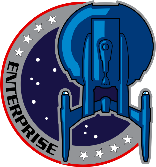 Download 672px Logo Enterprise Nx - Star Trek Enterprise Logo Clipart