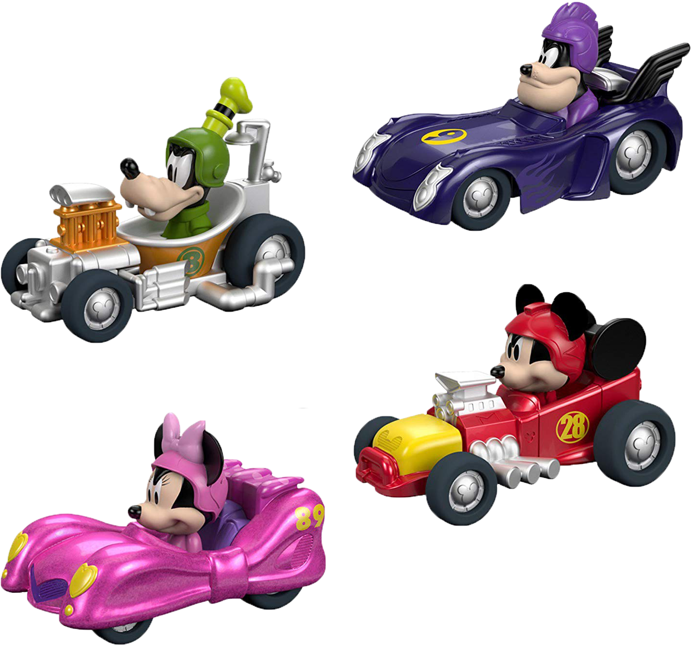 Mickey And The Roadster Racers Fisher Price Clipart - Large Size Png