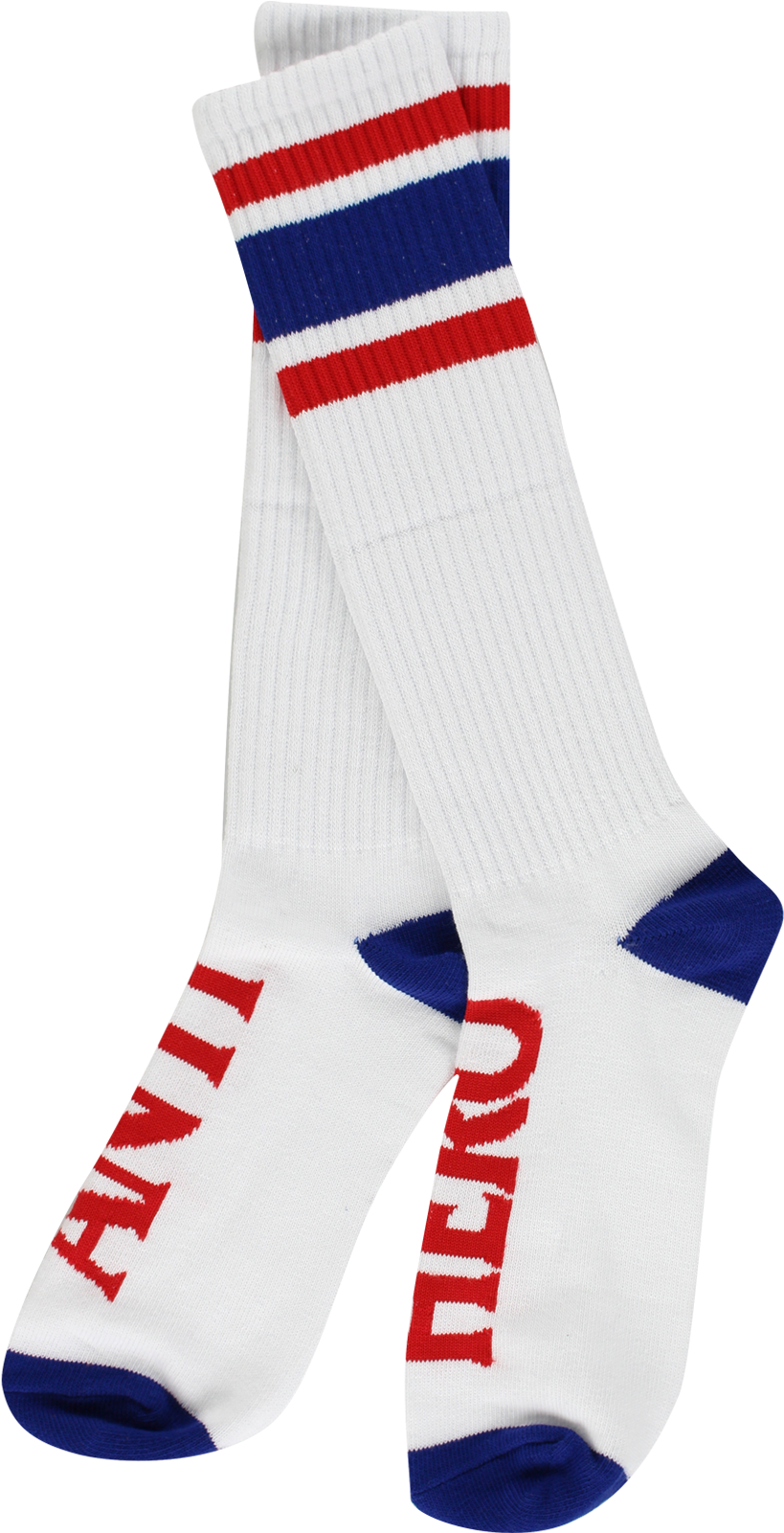 Antihero Stryper Calf Socks White/navy/red - Sock Clipart - Large Size ...