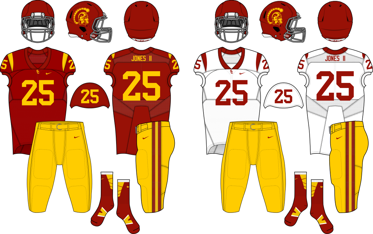 Usc Trojans American Football Clipart Large Size Png Image Pikpng 