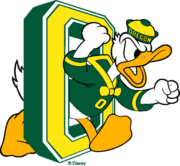 University Of Oregon Oregon Ducks Logo Clipart Large Size Png Image Pikpng 8573