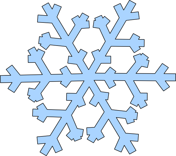 Snow Flakes Clip Art at  - vector clip art online
