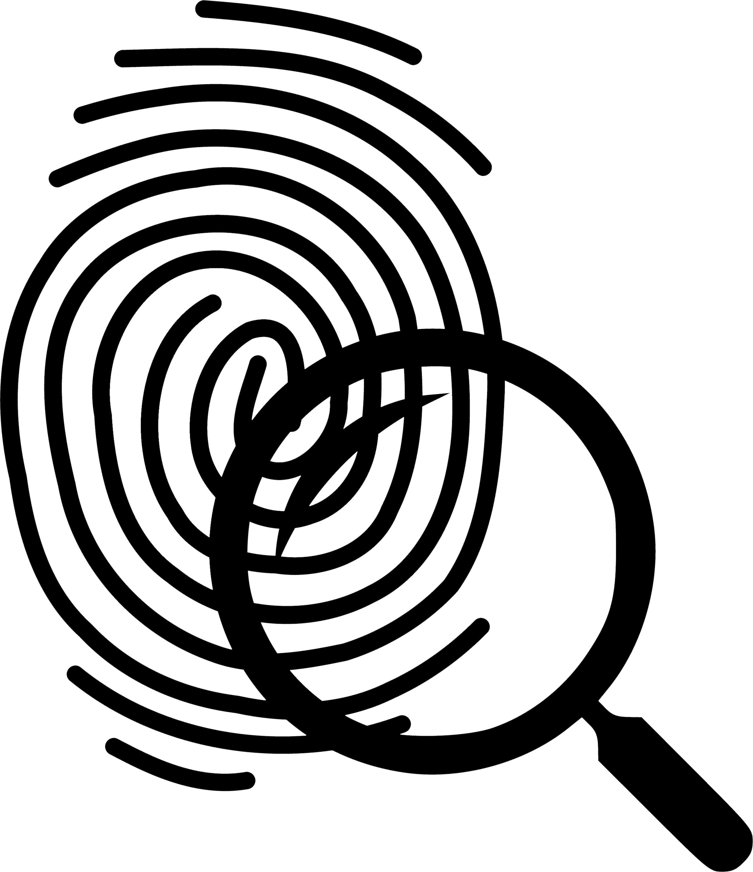 Device Discovery & Fingerprinting - Line Art Clipart (2591x3000), Png Download