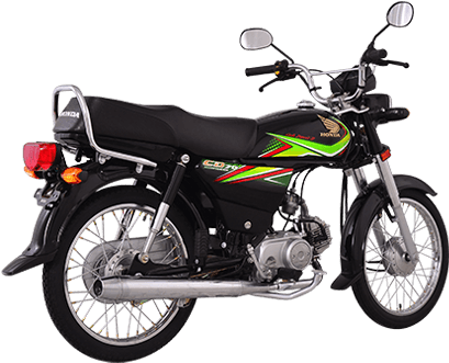 Honda Cd 70 16 - Honda Cd 70 2019 Black Clipart - Large Size Png Image 