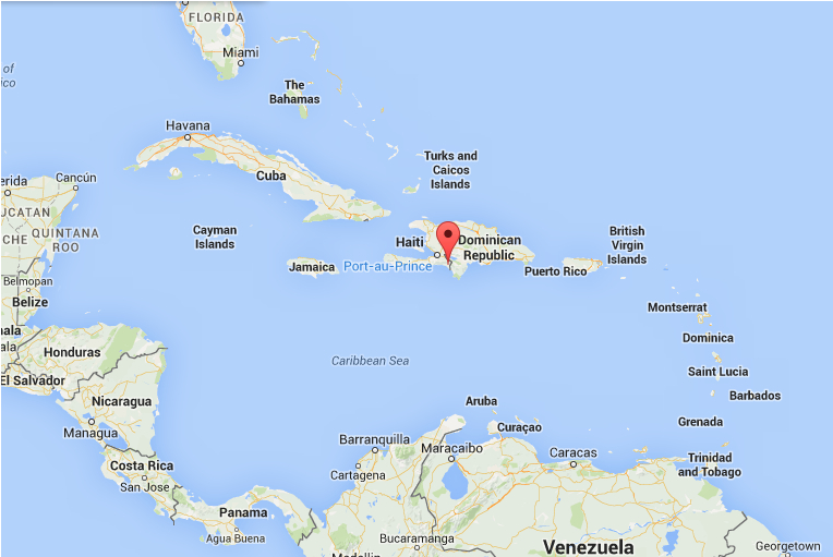 Click Map Of Haiti Below To Zoom In On Village Of Thiotte Clipart ...