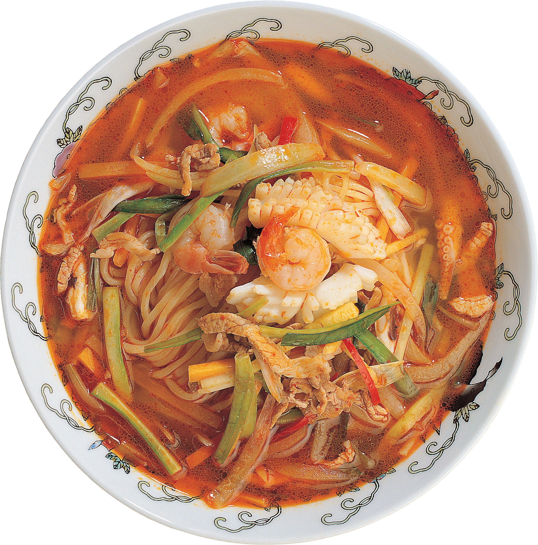 Noodle - Transparent Background Thai Soup Png Clipart (2157x2182), Png Download