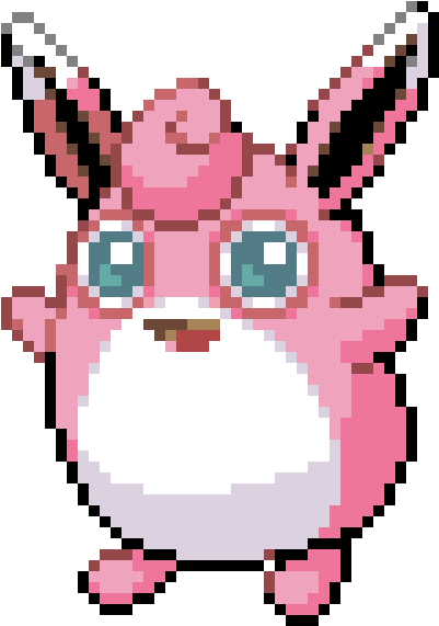 Download Wigglytuff - Wigglytuff Pixel Art Clipart Png Download - PikPng