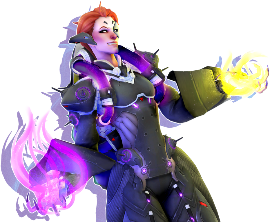 1042 X 767 21 - Overwatch Moira Png Clipart - Large Size Png Image - PikPng