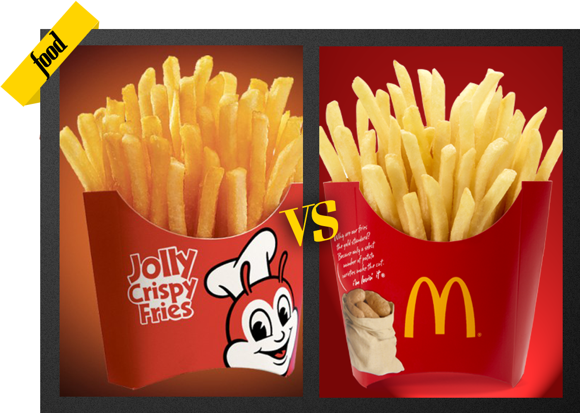 Download Download Jollibee Vs - Mcdonald's - Mcdonalds French Fries ...
