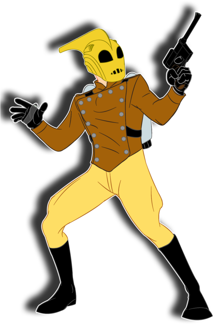 Indiana Jones Clipart Avatar - The Rocketeer - Png Download (730x1095), Png Download