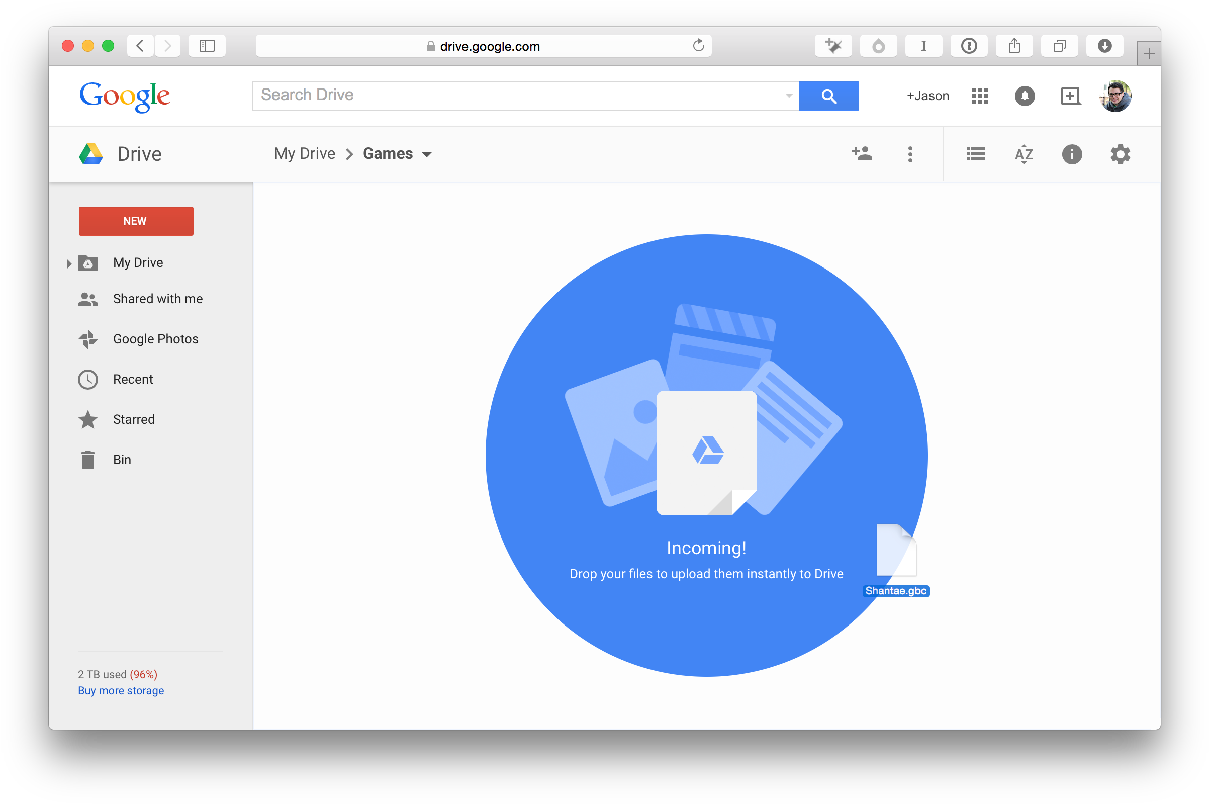 Drag And Drop Into Google Drive