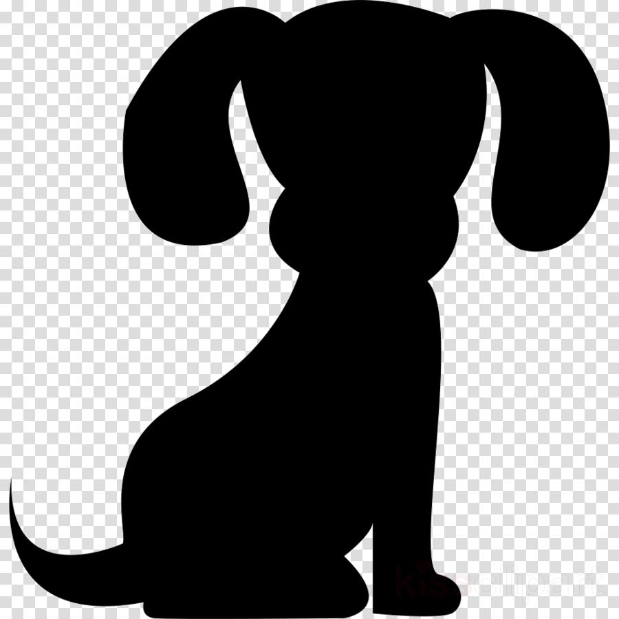 Download Cute Dog Silhouette Clipart Bichon Frise Puppy Yorkshire