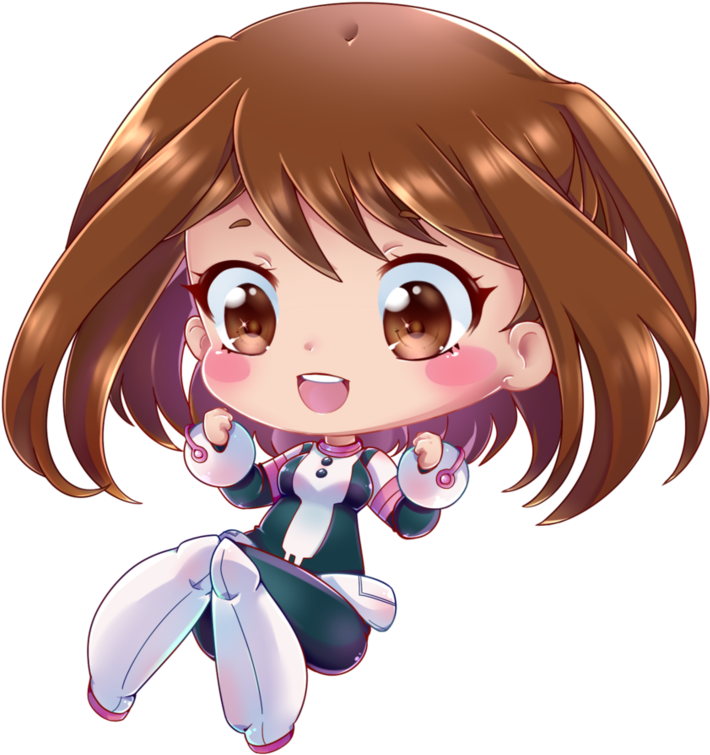 Uraraka Chibi By Kijomaru - Uraraka Chibi My Hero Academia Clipart ...