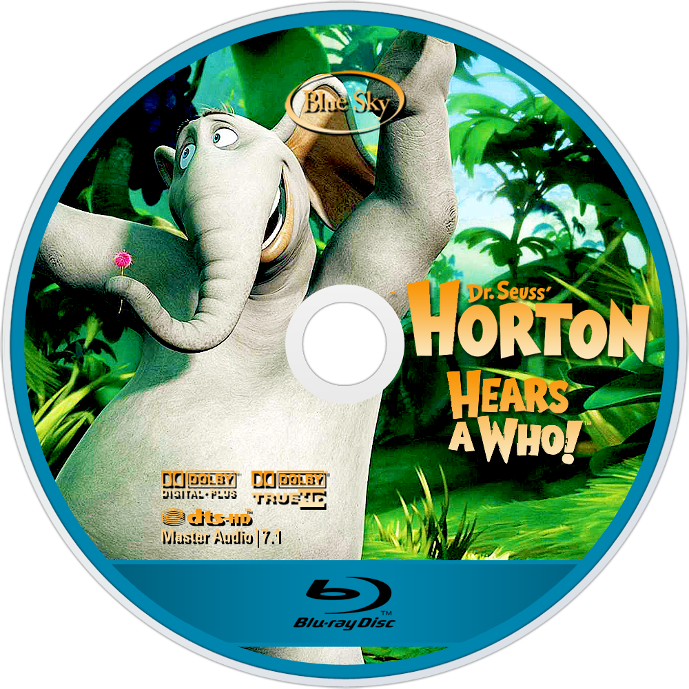 Horton Hears A Who Bluray Disc Image - Blu-ray Disc Clipart - Large 