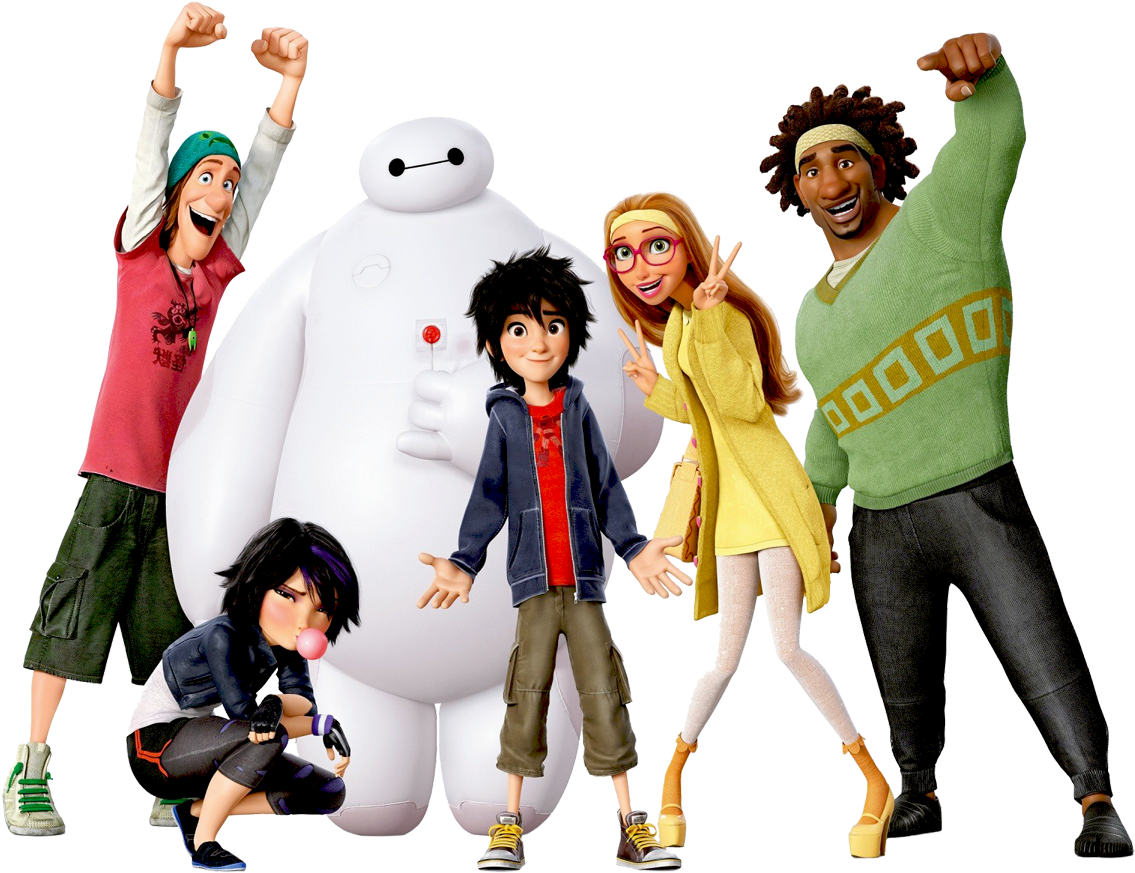 Big Hero 6 Baymax Cake Topper Png Download Big Hero 6 Squad Clipart