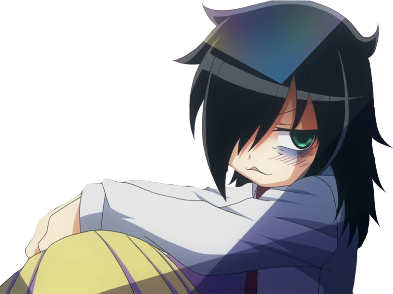 Download Lien Direct, - Watamote Tomoko Kuroki Png Clipart Png Download ...