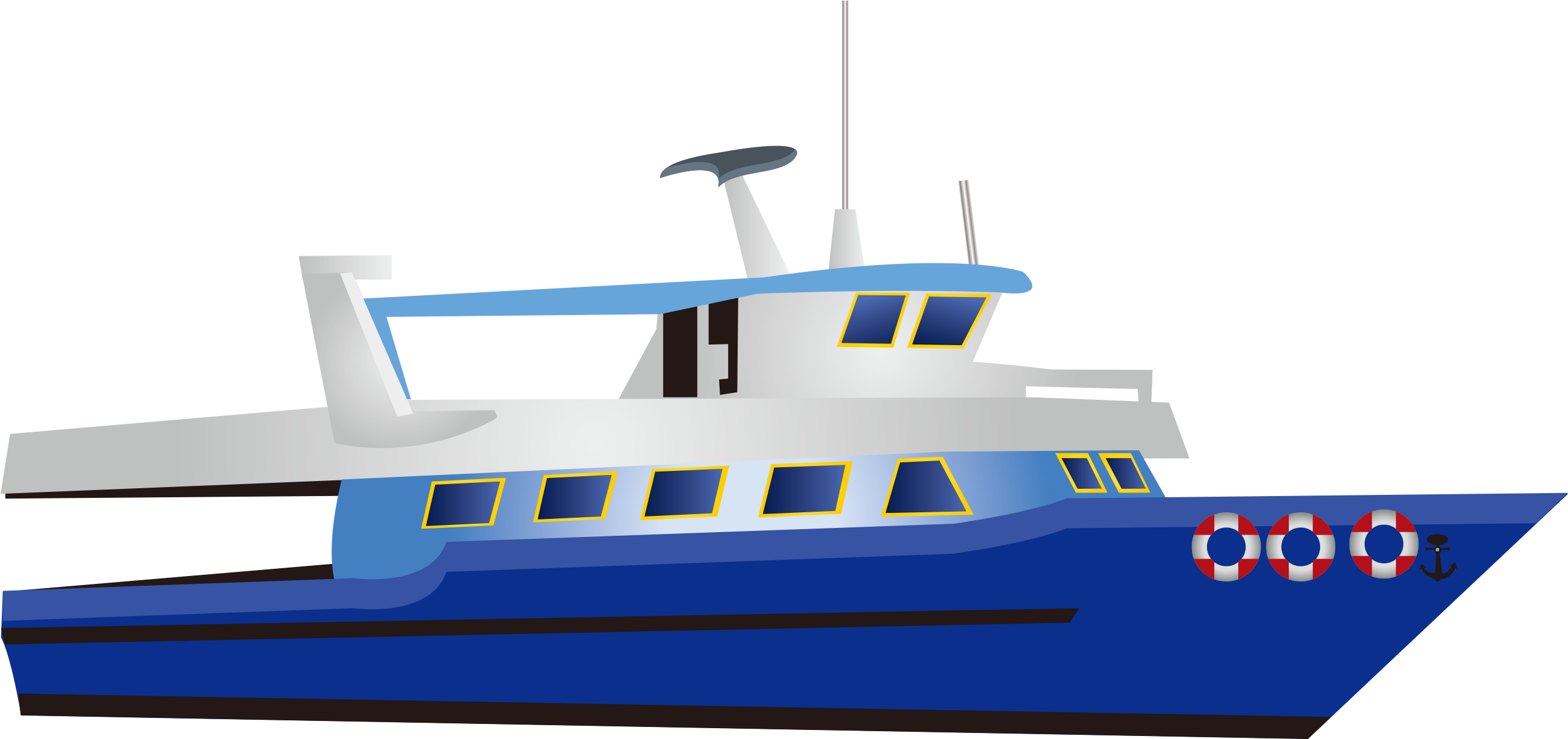 cartoon yacht png