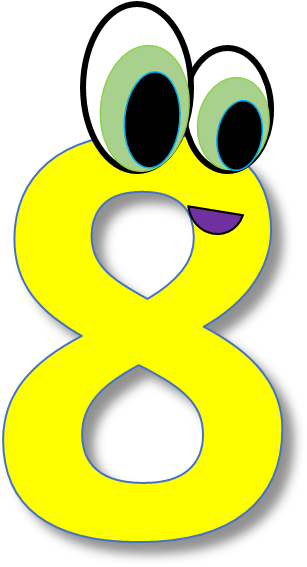 8 Number Png Picture Clipart - Large Size Png Image - PikPng