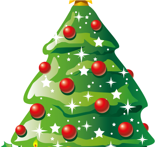 Download Pine Tree Clipart 2d Paper - Christmas Tree Cartoon Clipart ...