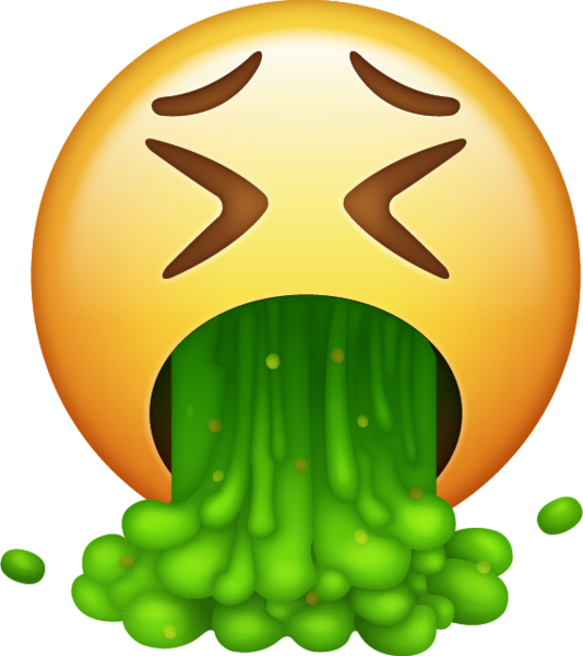 Puke Emoji Clipart - Large Size Png Image - PikPng