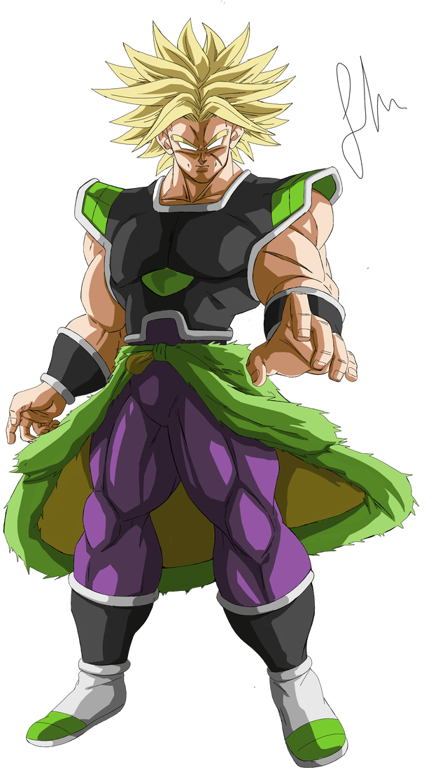 Dbs Broly Broly Ssj Clipart - Large Size Png Image - PikPng