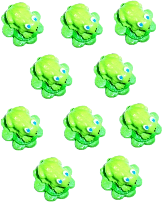 Żabka Na Koniczynie 10 Sztuk - Toad Clipart - Large Size Png Image - PikPng