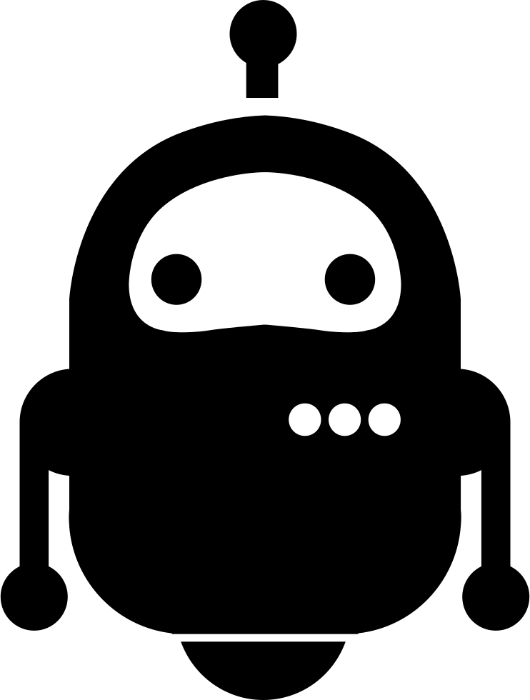 Png File - Robo Icon Clipart - Large Size Png Image - Pikpng