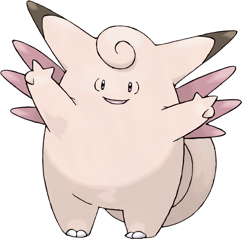 Clefable - Pokemon Clefable Clipart (833x833), Png Download
