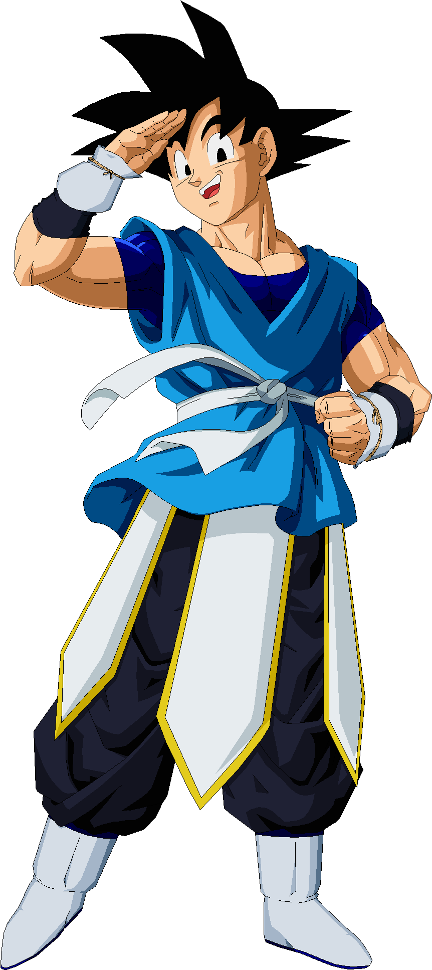 Goku - Goku Con Ropa De Dios Clipart - Large Size Png Image - PikPng