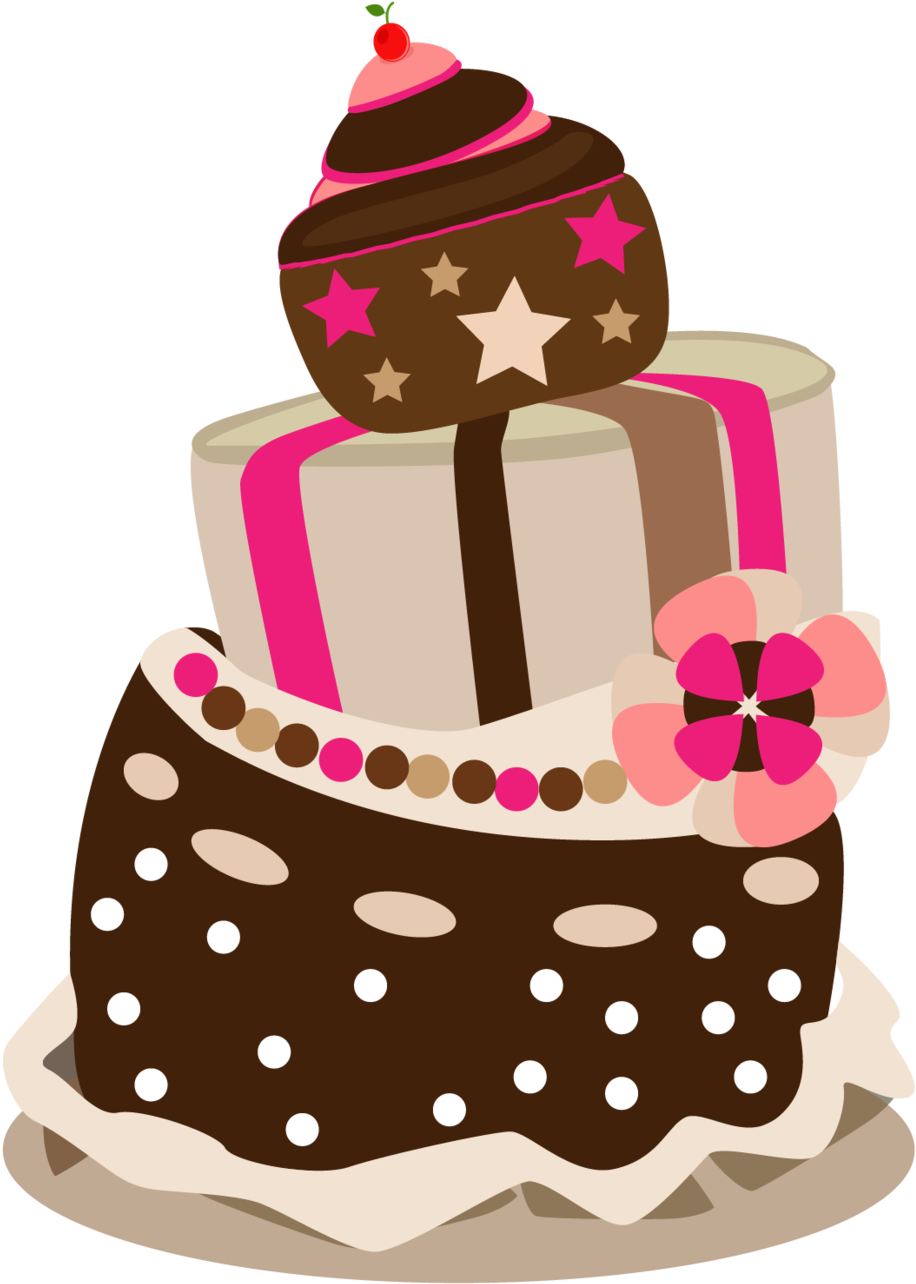 Vector for free use: Cake vector