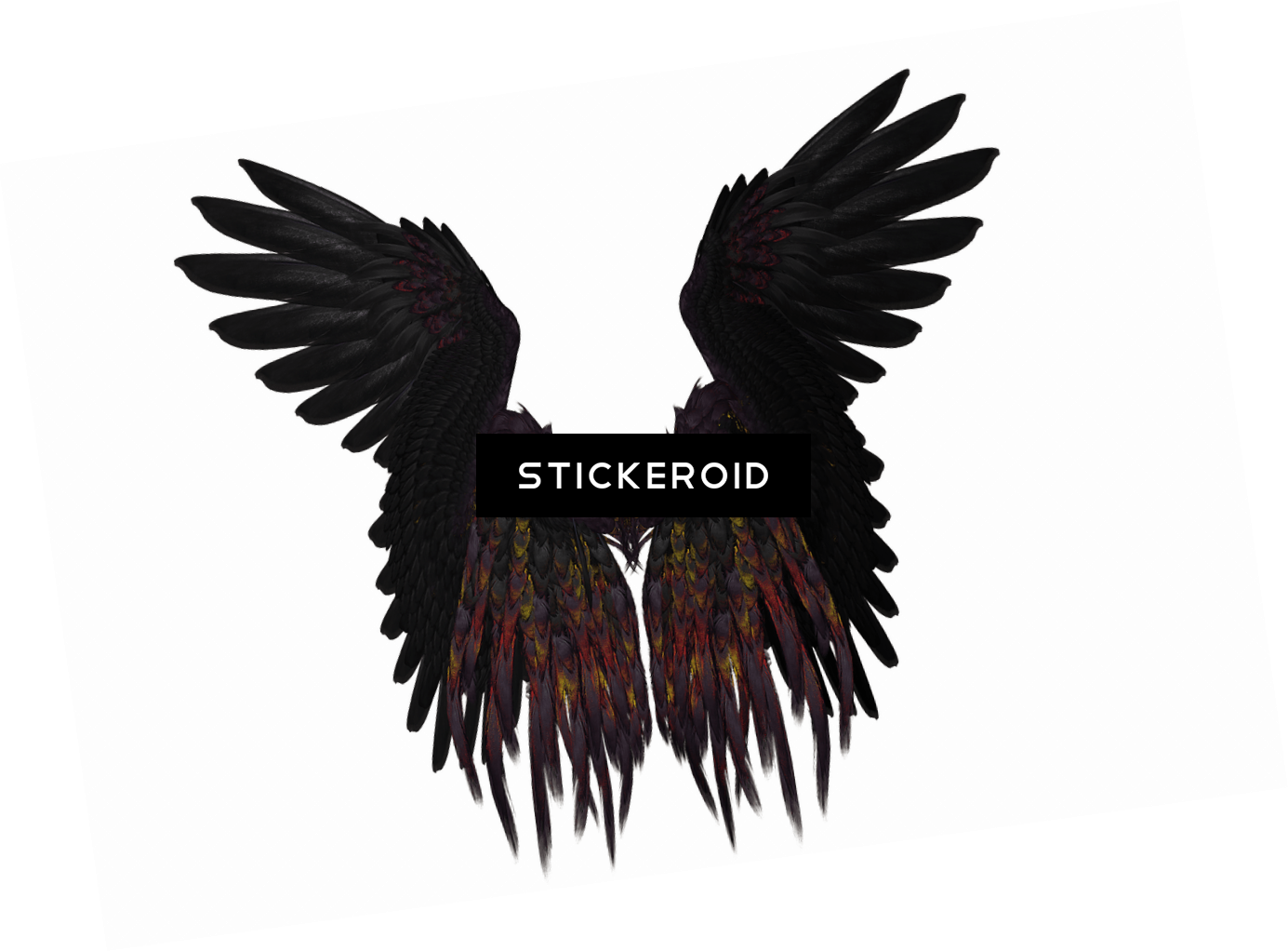 Download Black Wings Png Clipart Png Download - PikPng