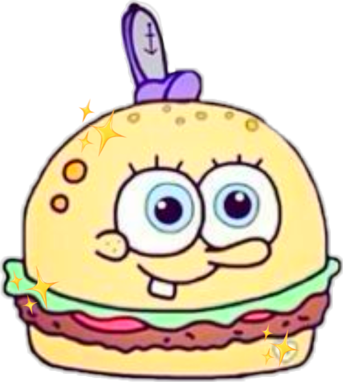 Hamburguer Spongebob 可愛い 画像 スポンジ ボブ Clipart Large Size Png Image Pikpng