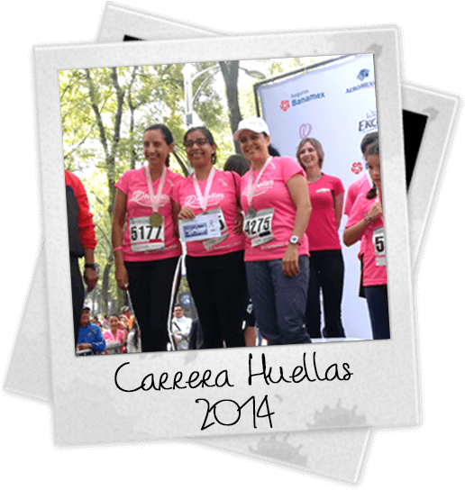 Carrera Huellas - Banner Clipart (550x576), Png Download