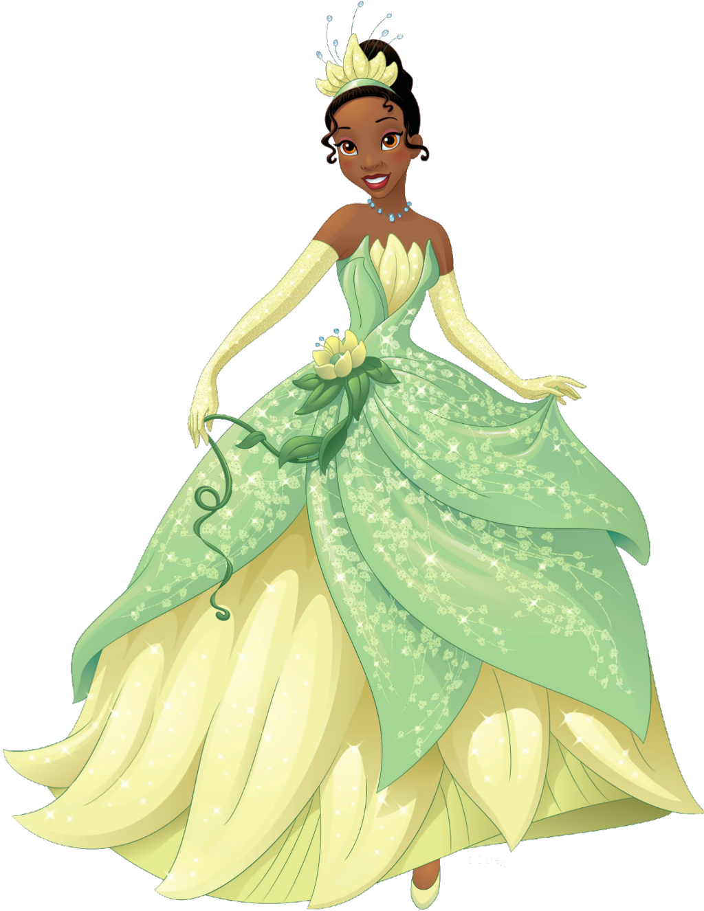 #princess #princesa #disney #tiana - Disney Princess Tiana Clipart ...